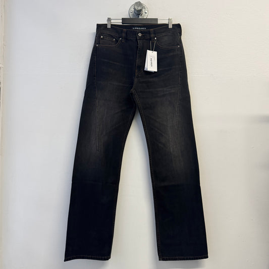 Y/PROJECT SS23 Black Faded Jeans