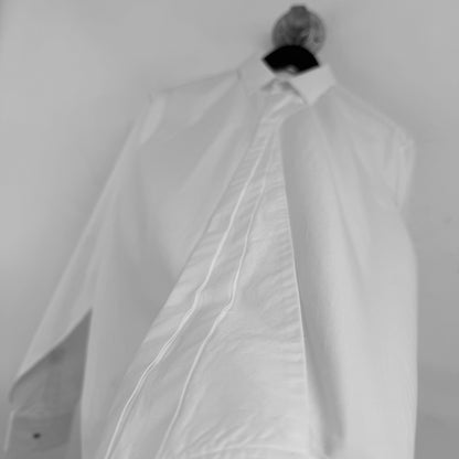 HERMES Layered Placket Cotton Shirt