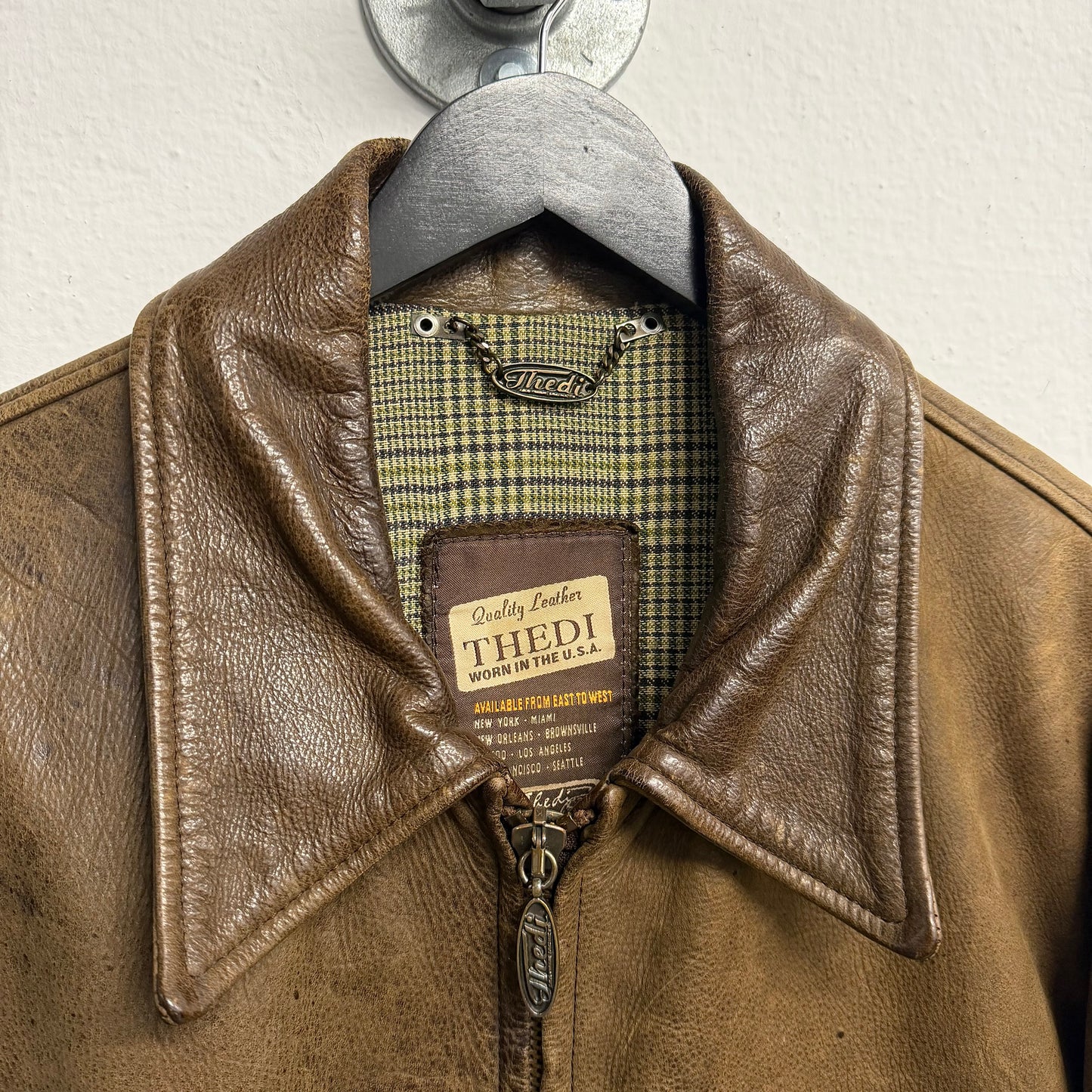 THEDI Leather Vintage Jacket