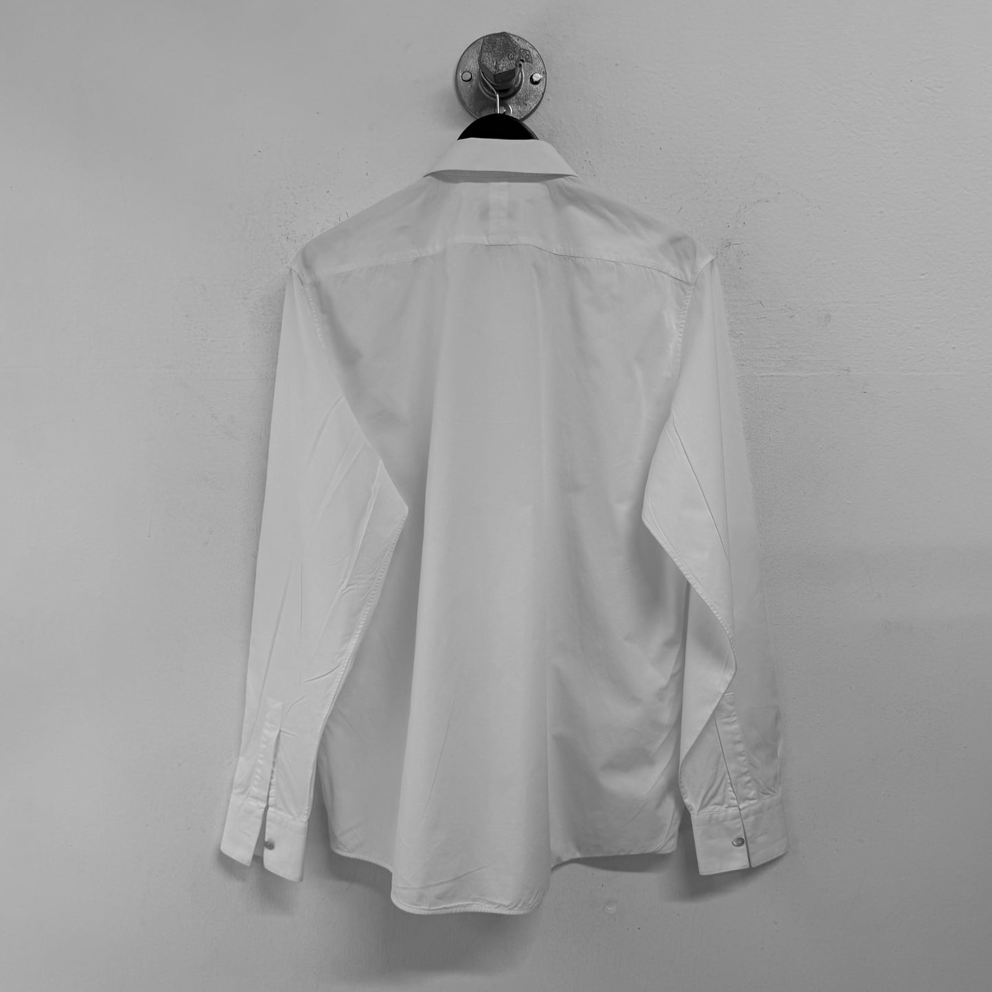 HERMES Layered Placket Cotton Shirt
