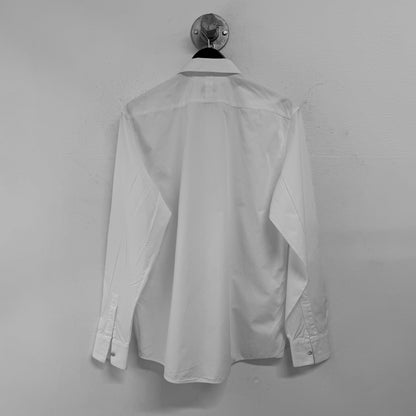 HERMES Layered Placket Cotton Shirt