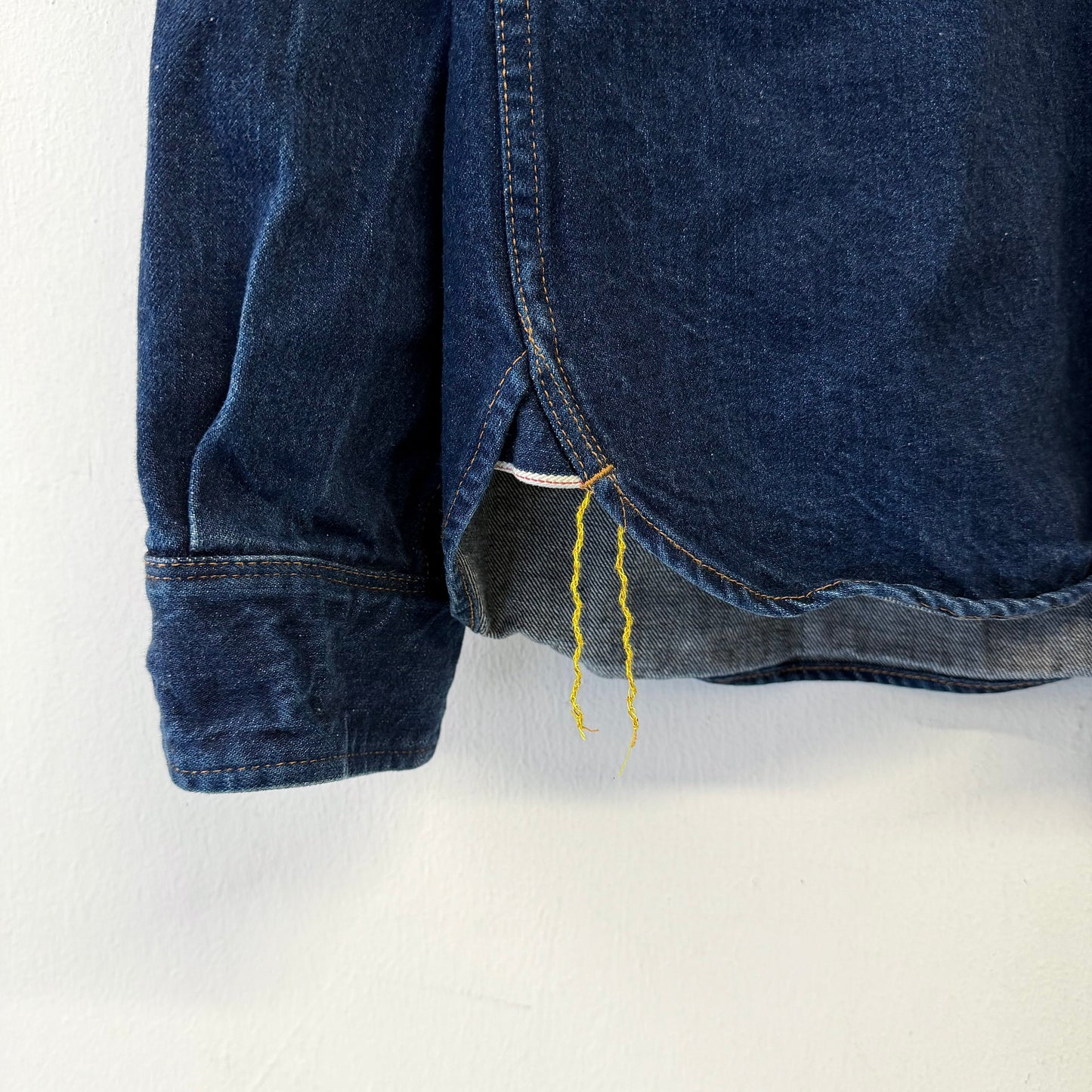 IRON HEART Selvedge Denim Western Shirt 10oz