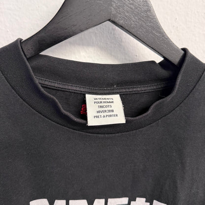 VETEMENTS FW18 Demna Gvasalia Rammstein Oversized TShirt