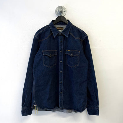 IRON HEART Selvedge Denim Western Shirt 10oz