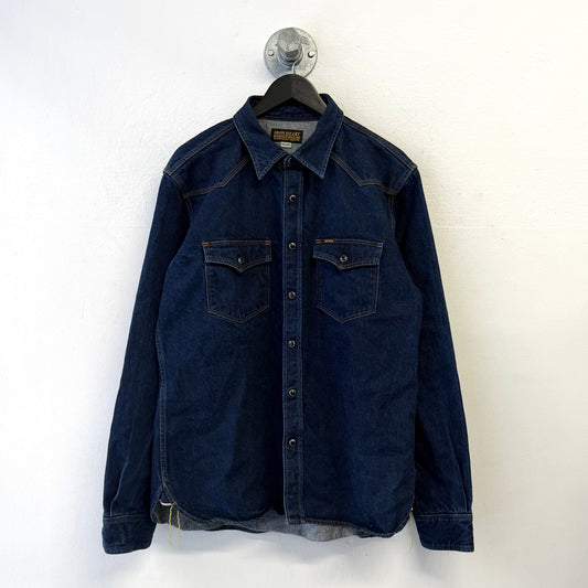 IRON HEART Selvedge Denim Western Shirt 10oz