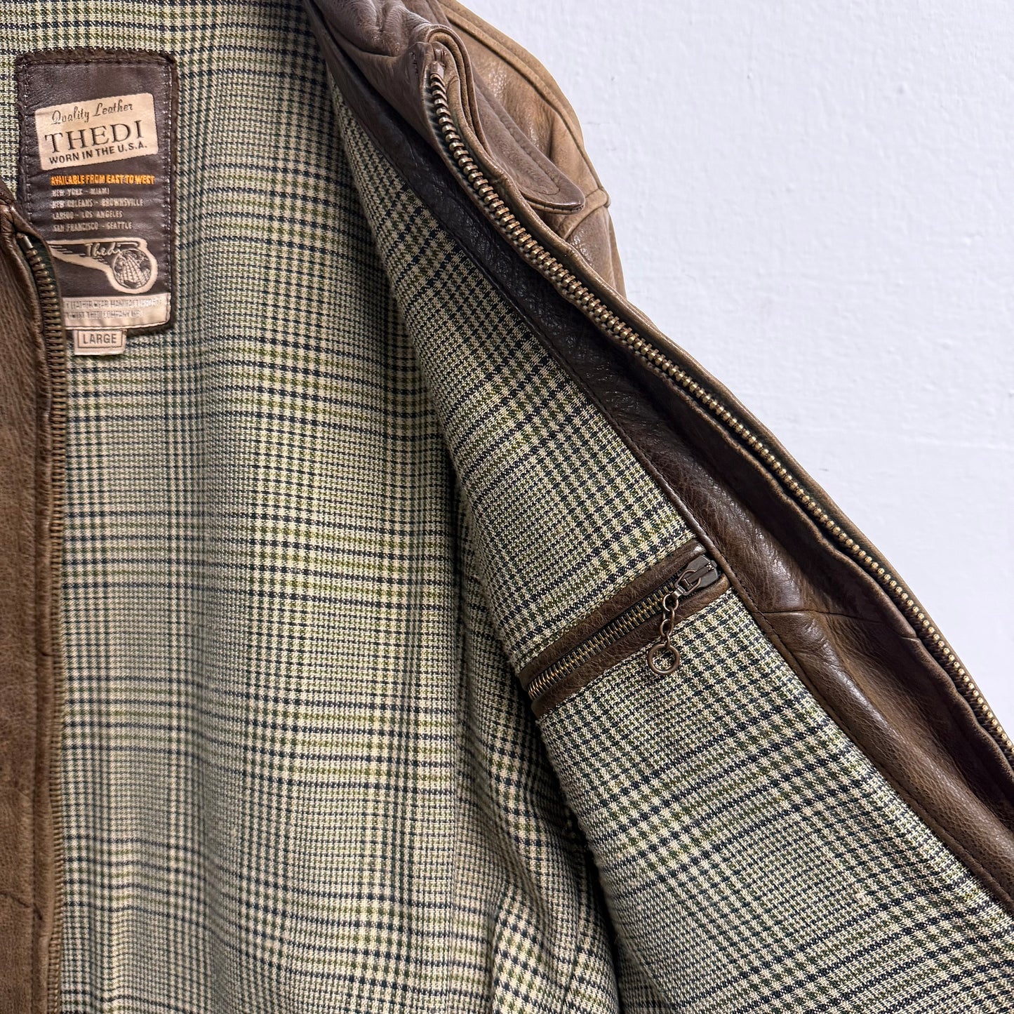 THEDI Leather Vintage Jacket