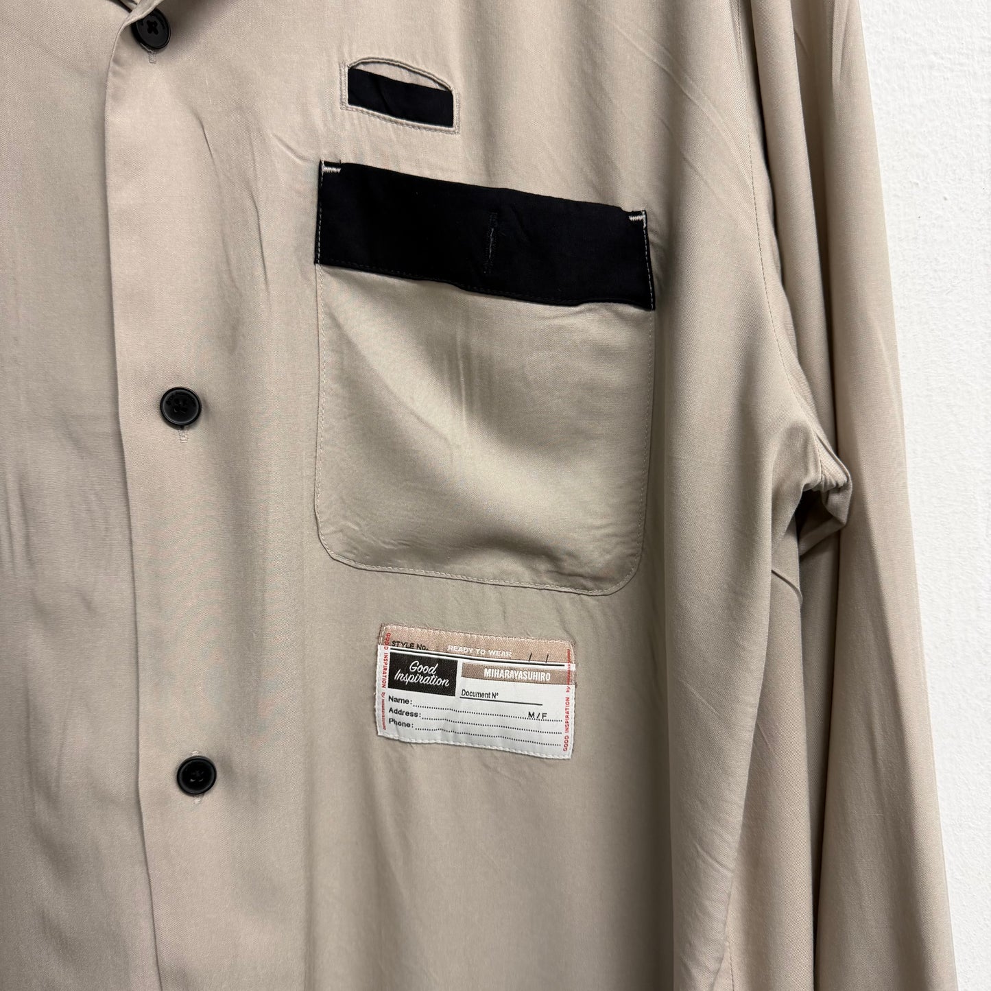 MIHARA YASUHIRO Good Inspiration Shirt