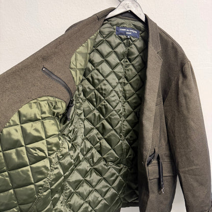 COMME DES GARÇONS HOMME Adjustable Waist Strap Wool Jacket