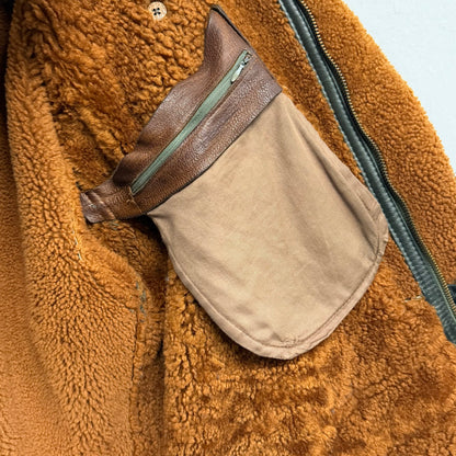 MARITHÉ FRANÇOIS GIRBAUD By RUFFO 1980s Shearling Leather Jacket