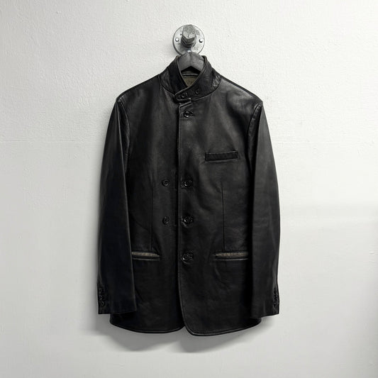YOHJI YAMAMOTO POUR HOMME 2012 AW Leather Blazer Jacket