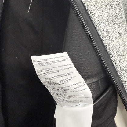 HUGO BOSS Cracked Leather Jacket