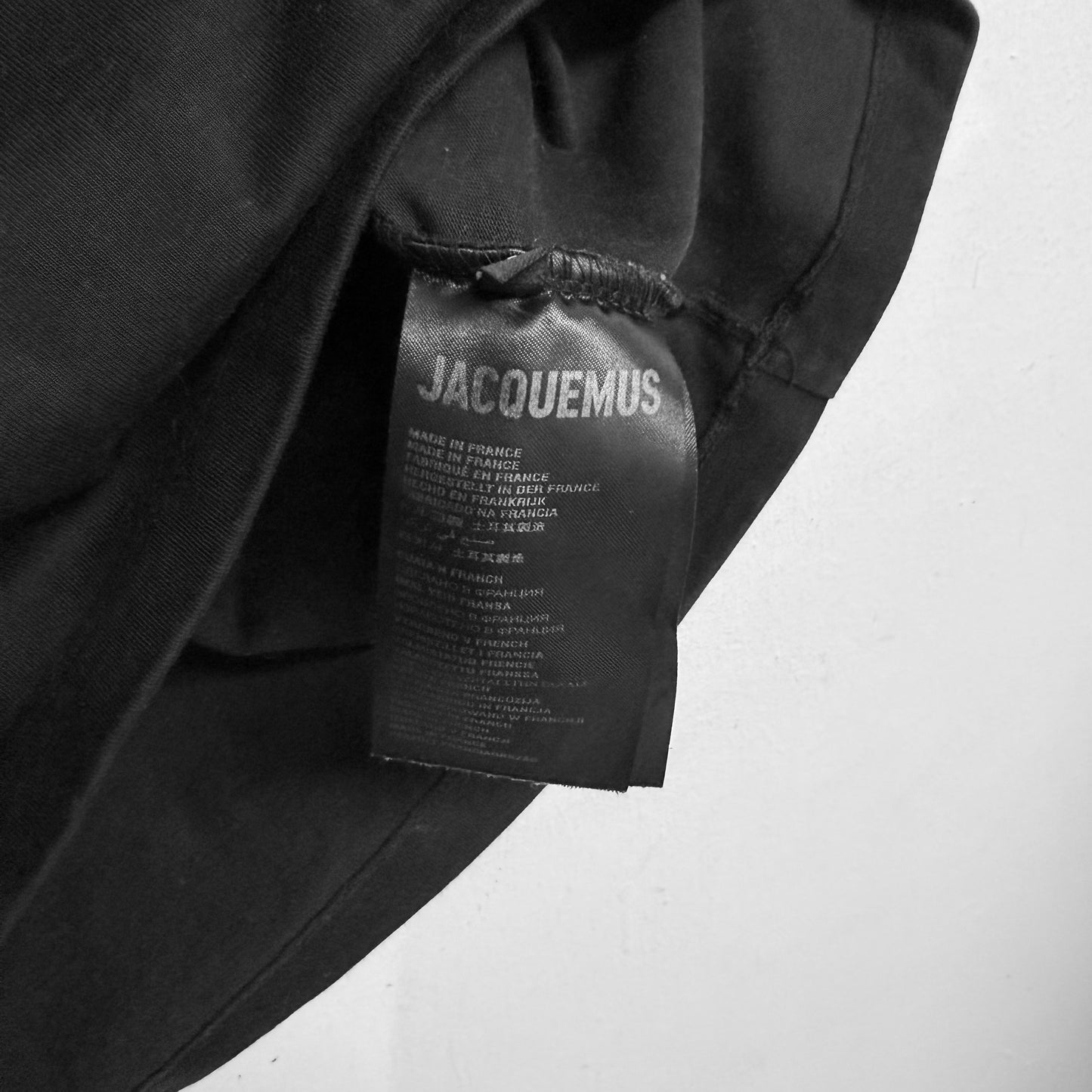 JACQUEMUS Le T-shirt Gros Grain Heavy T-shirt