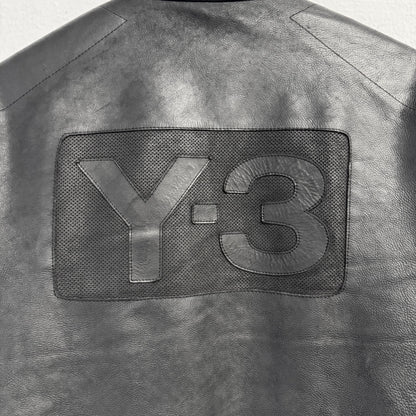 YOHJI YAMAMOTO Y-3 2003 Racing Motorcycle Leather Jacket