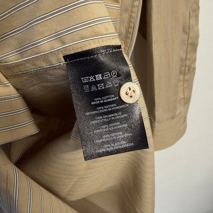 DRIES VAN NOTEN Striped Cotton Shirt Dress