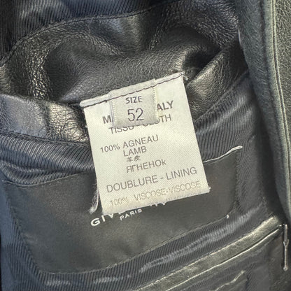 GIVENCHY AW00 Military Multi-Pocket Leather Jacket