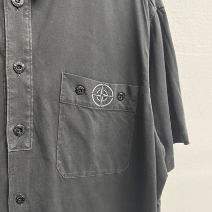 STONE ISLAND Vintage Embroidery Pocket Badge Shirt