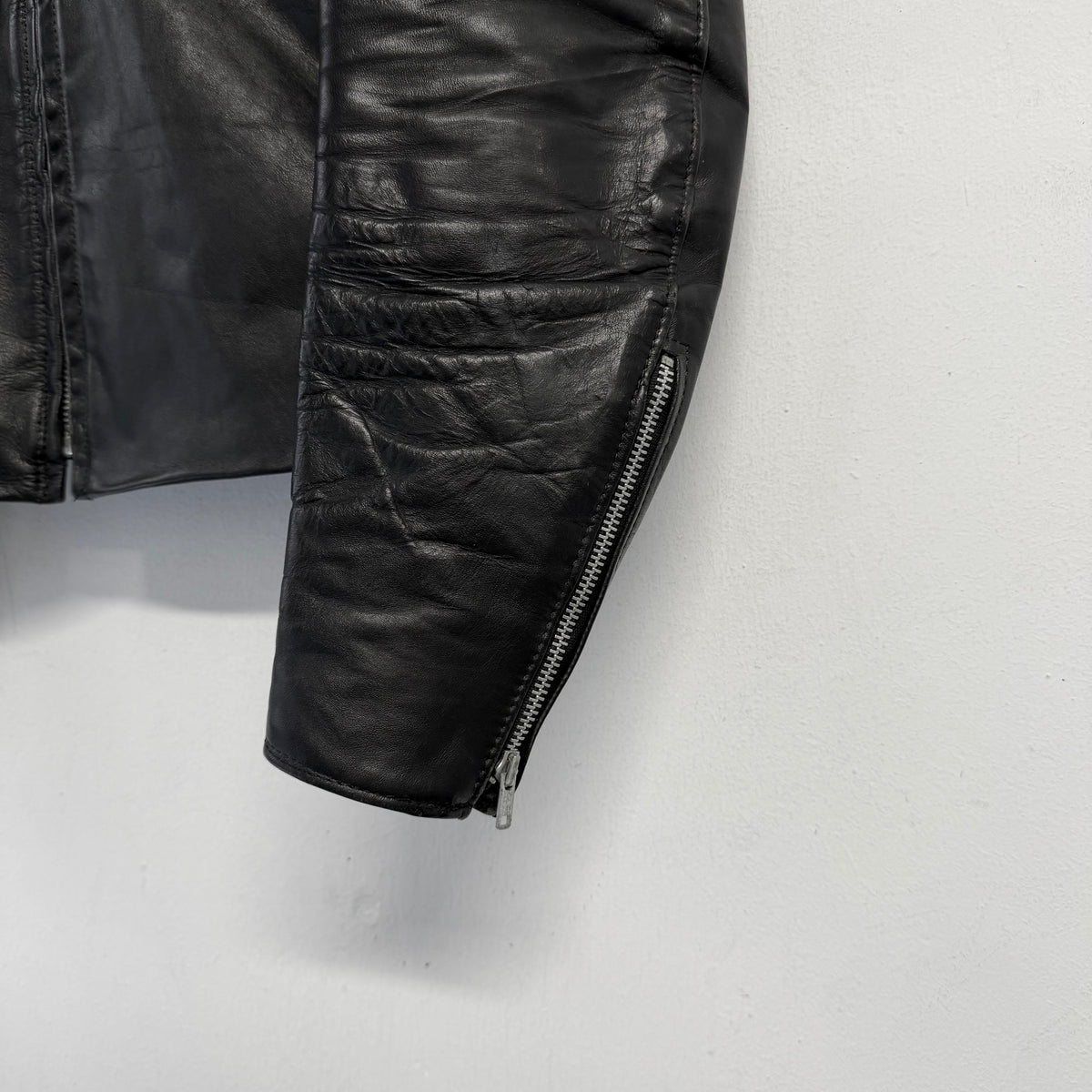 BROOKS 1960s Cafe Racer Leather Jacket