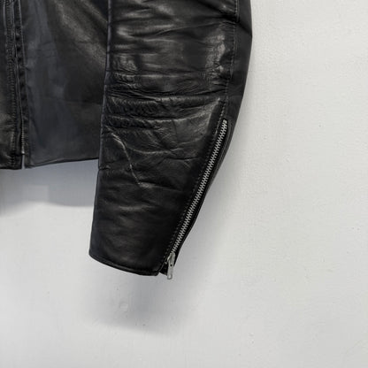 BROOKS 1960s Cafe Racer Leather Jacket