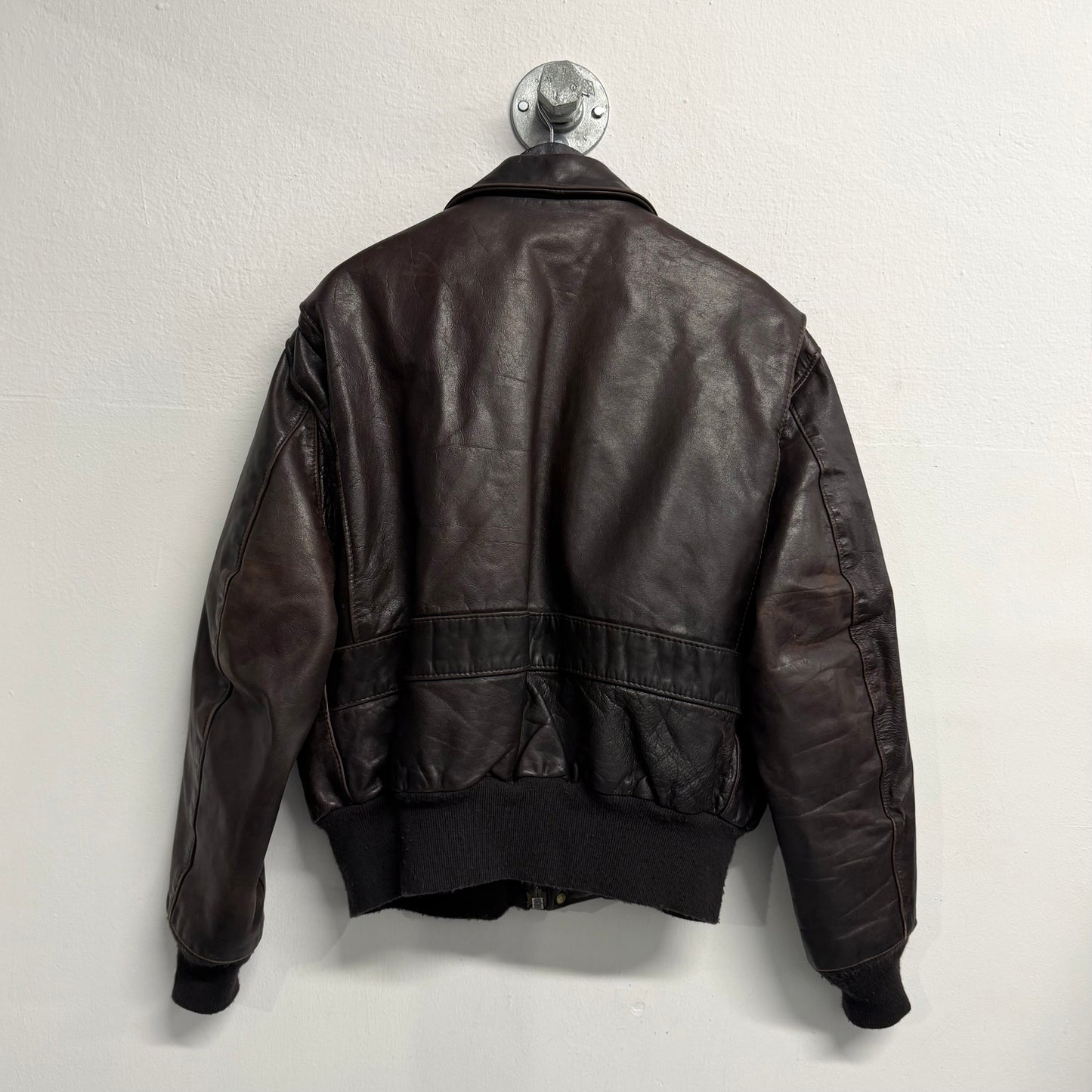 SCHOTT Vintage A-2 Flight Leather Bomber Jacket