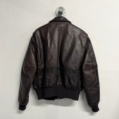 SCHOTT Vintage A-2 Flight Leather Bomber Jacket