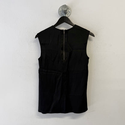 HELMUT LANG 2014 Lamb Leather Cutout Mesh Tank Top