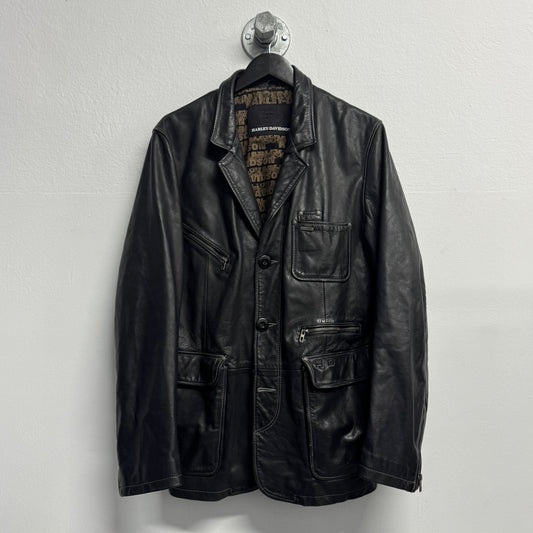 HARLEY DAVIDSON Leather Blazer Jacket