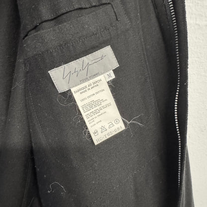 YOHJI YAMAMOTO POUR HOMME Black Zip Jacket