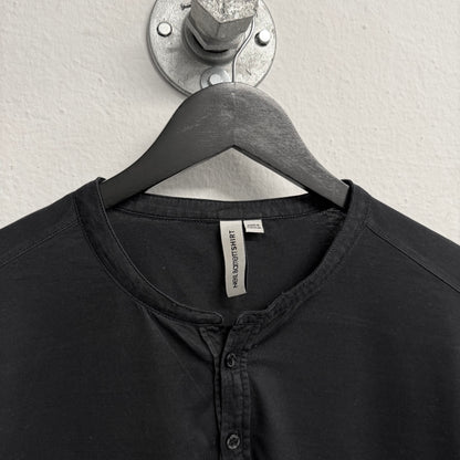 NEIL BARRETT Long Sleeve Henley Pocket T-Shirt