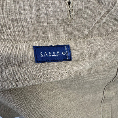 MASSIMO OSTI Heavy Raw Linen Over Shirt Jacket