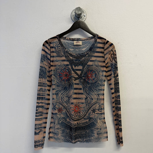 JEAN PAUL GAULTIER Mesh Long Sleeve