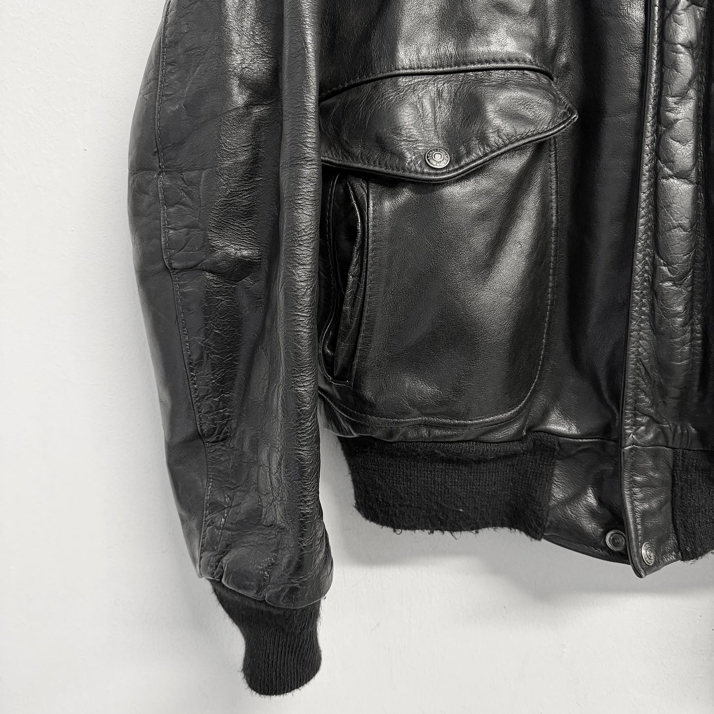 SCHOTT Vintage A-2 Flight Leather Bomber Jacket