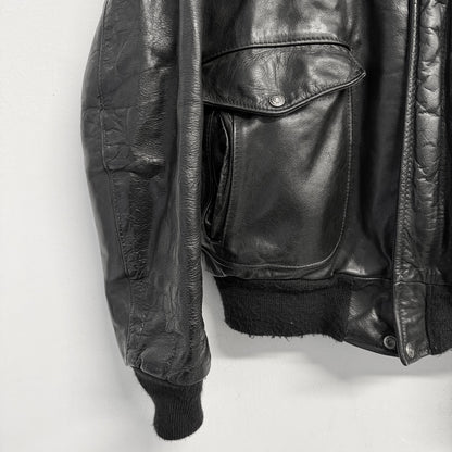 SCHOTT Vintage A-2 Flight Leather Bomber Jacket