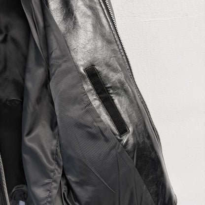 OUR LEGACY Mini Jacket Cowhide Top Dyed Leather