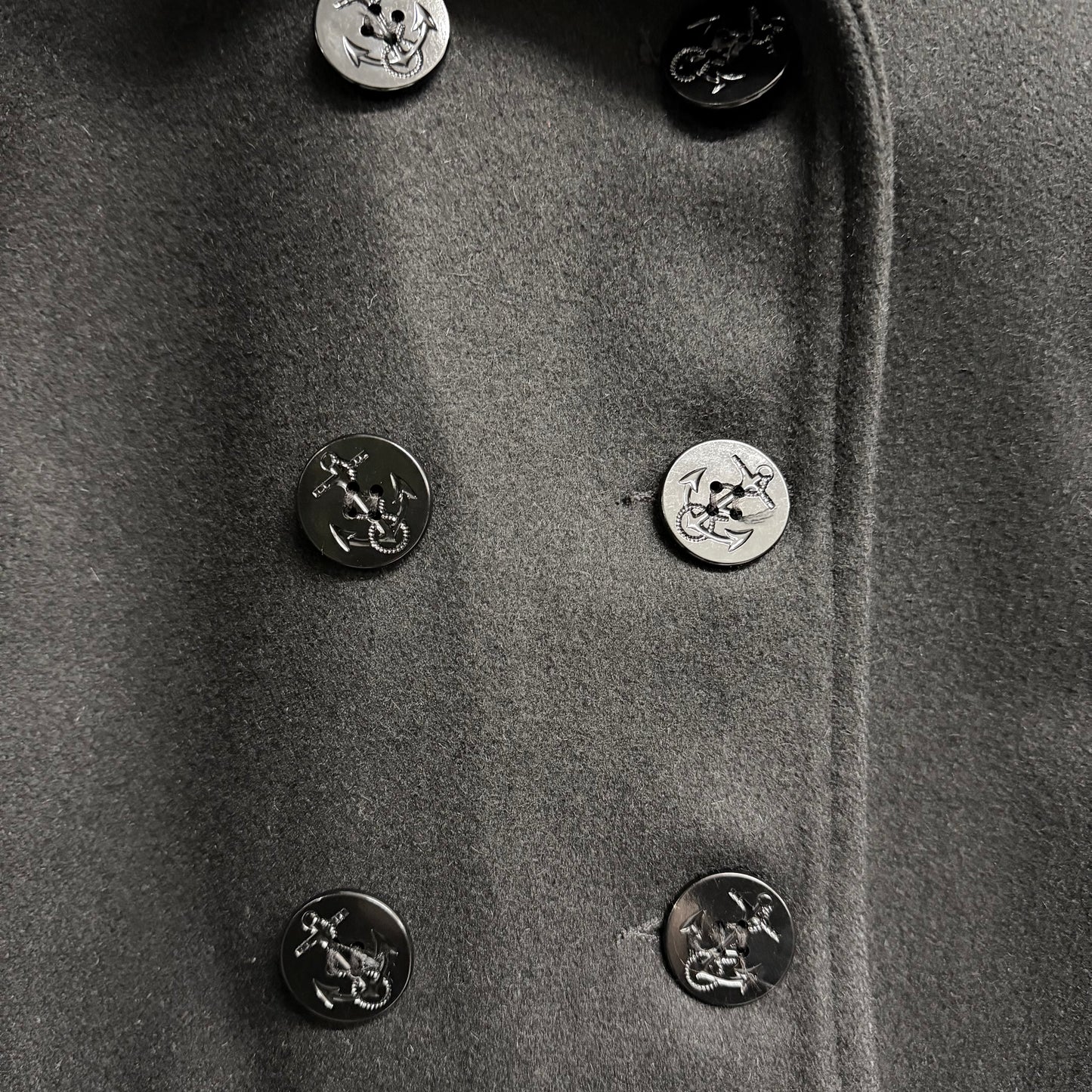 SCHOTT 740N Vintage Peacoat Wool Jacket