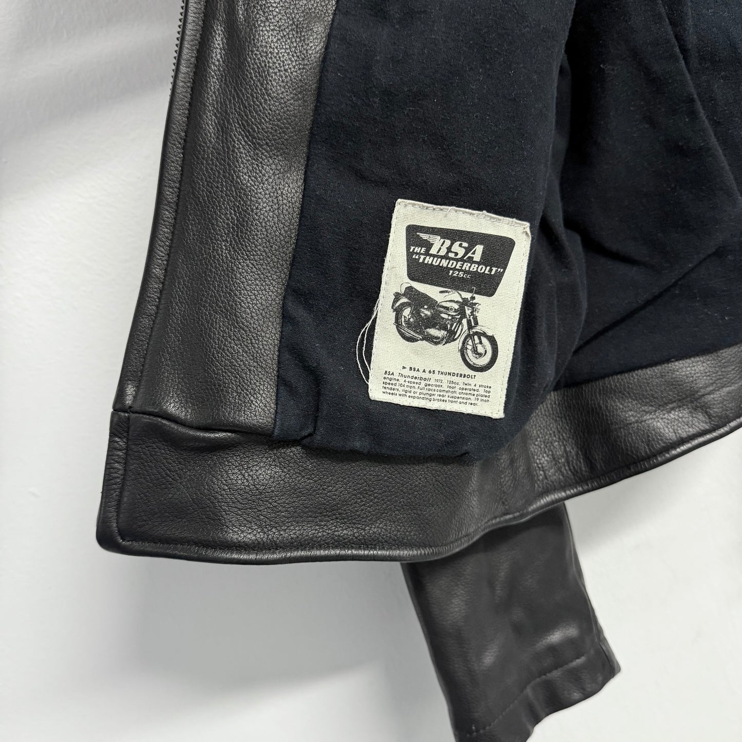BSA Thunderbolt Motorcycle Leather Jacket