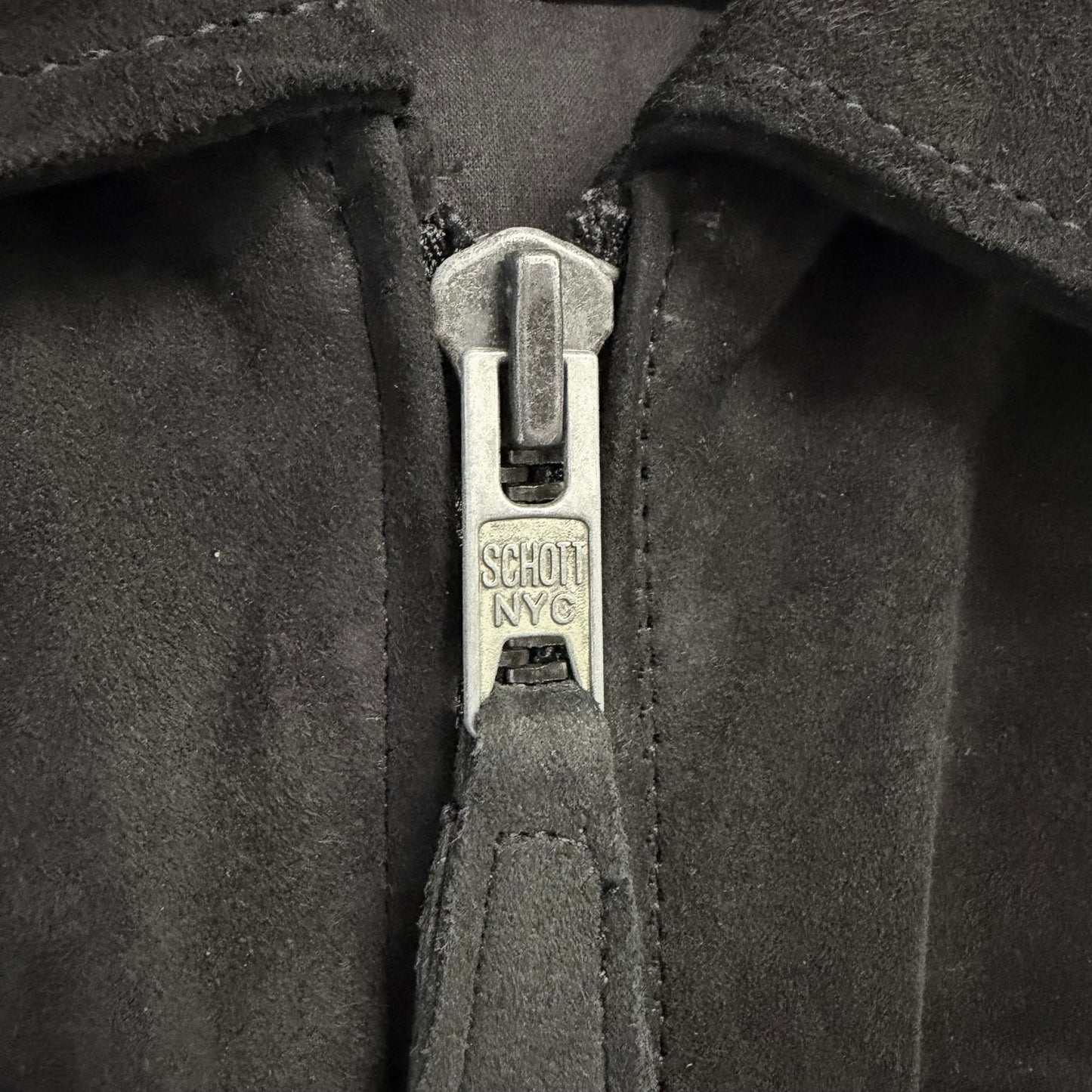 SCHOTT Suede Leather Jacket