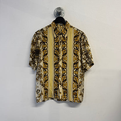 GIANNI VERSACE SS1992 Baroque Print Silk Shirt