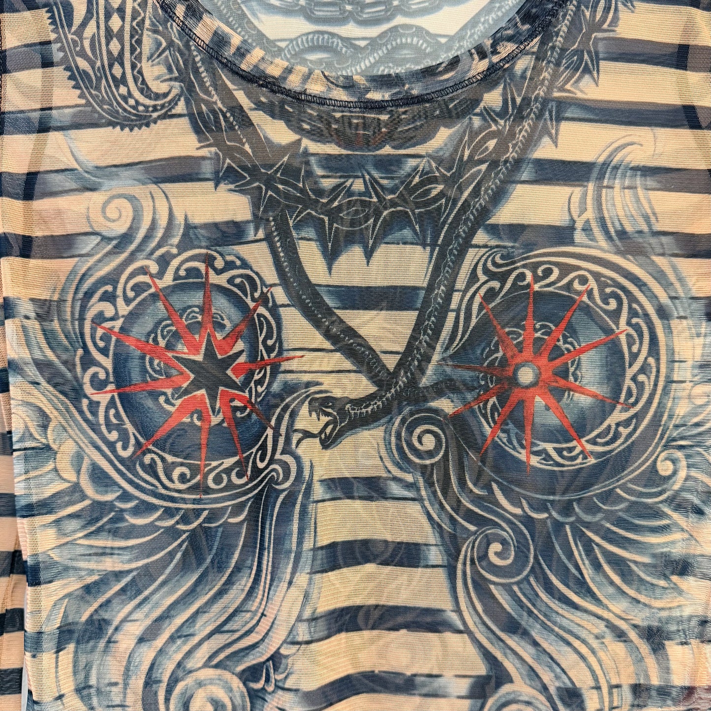 JEAN PAUL GAULTIER Mesh Long Sleeve