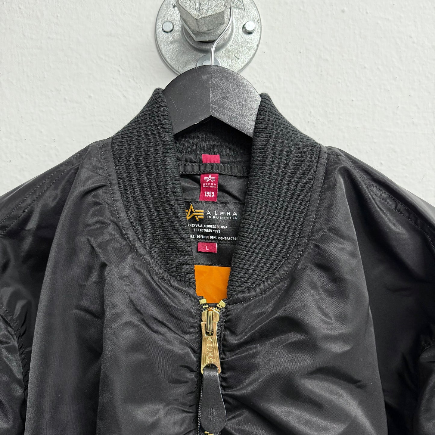 ALPHA INDUSTRIES MA-1 Oversized Puckered Bomber Jacket