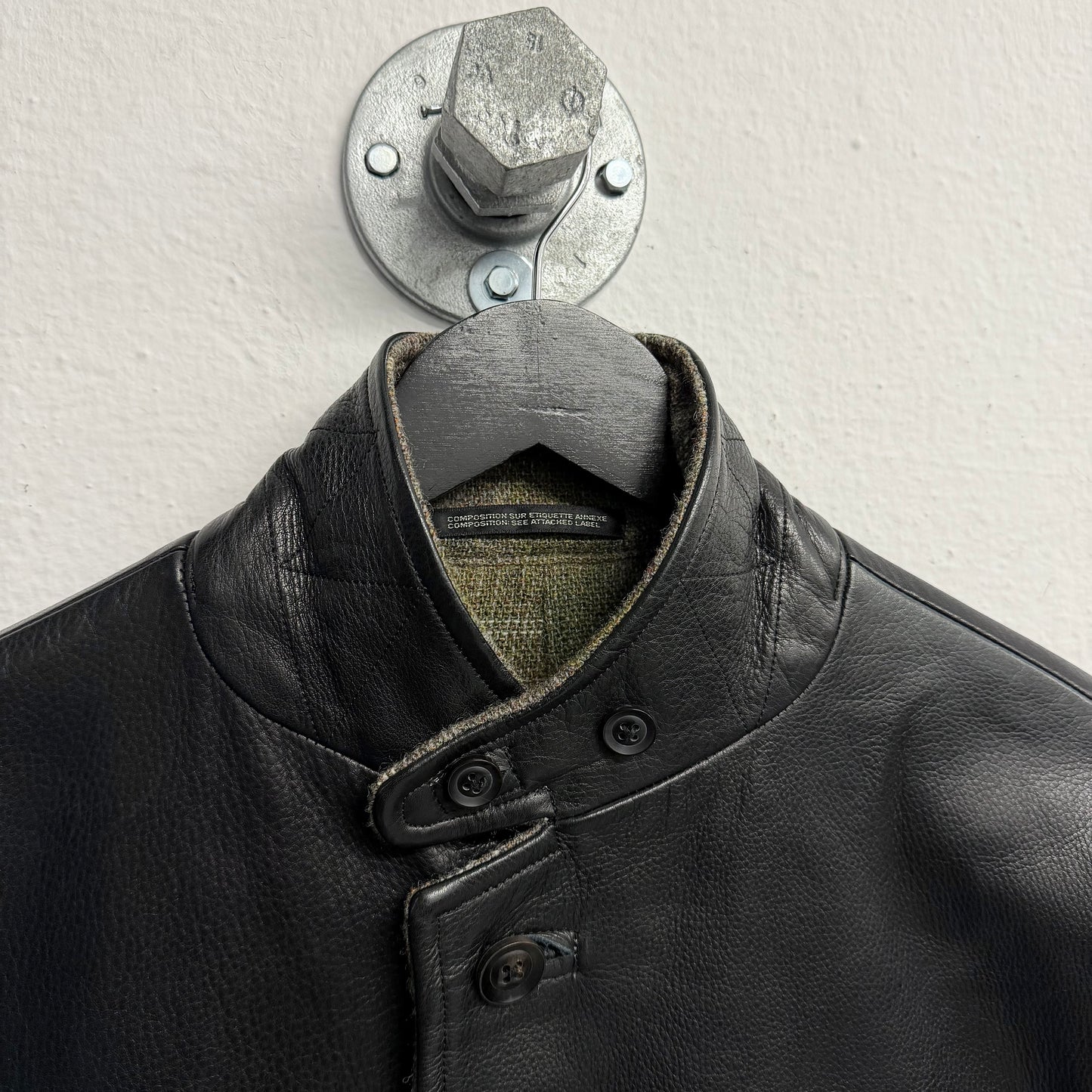 YOHJI YAMAMOTO POUR HOMME 2012 AW Leather Blazer Jacket