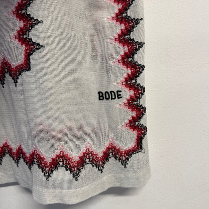 BODE Off-White Loop Mesh Shirt Zig Zag