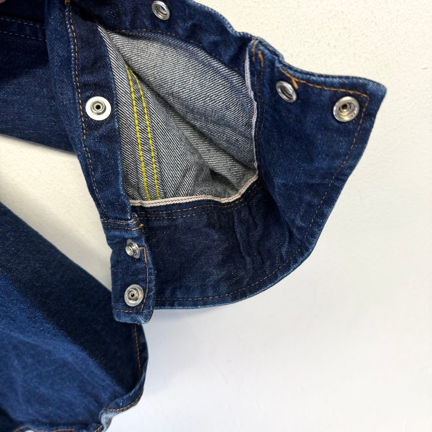 IRON HEART Selvedge Denim Western Shirt 10oz