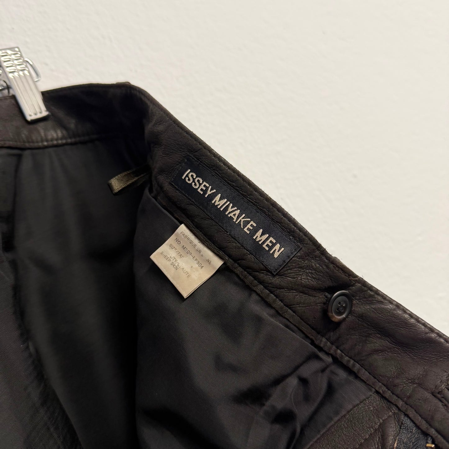 ISSEY MIYAKE Vintage Leather Pants