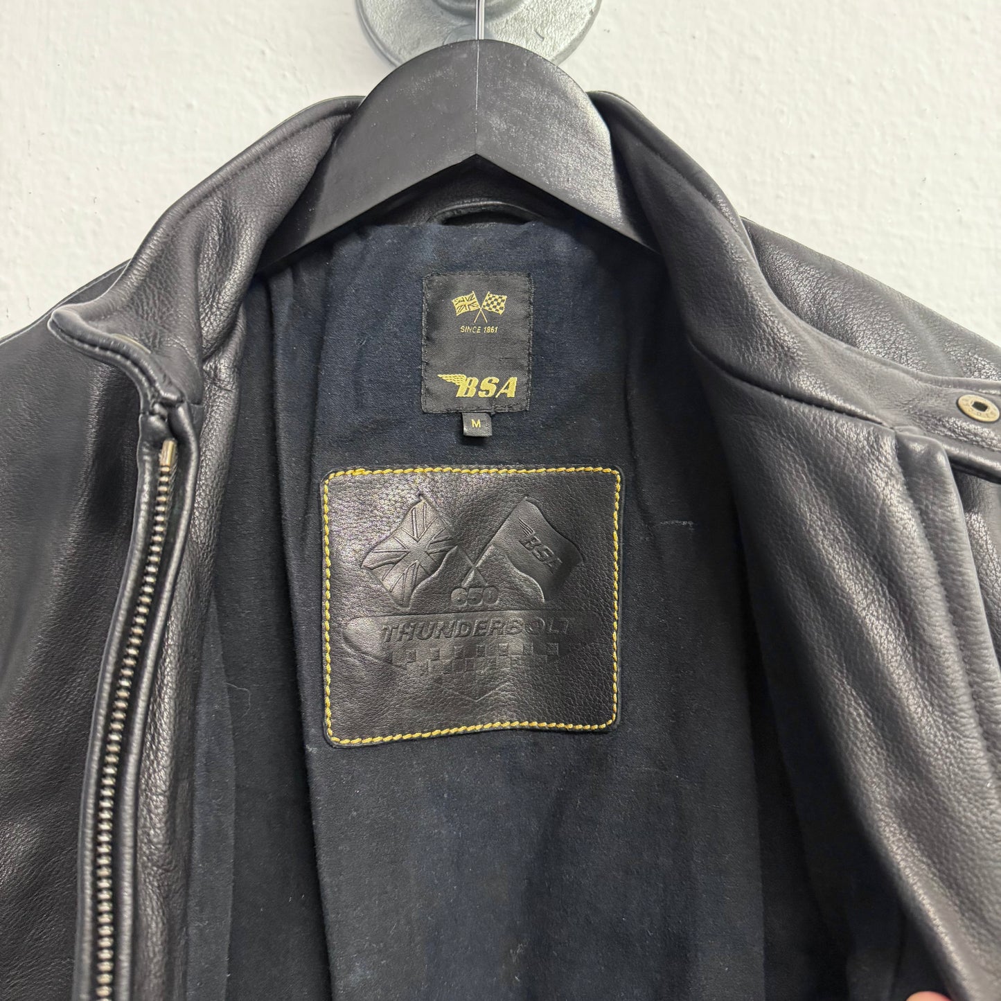 BSA Thunderbolt Motorcycle Leather Jacket