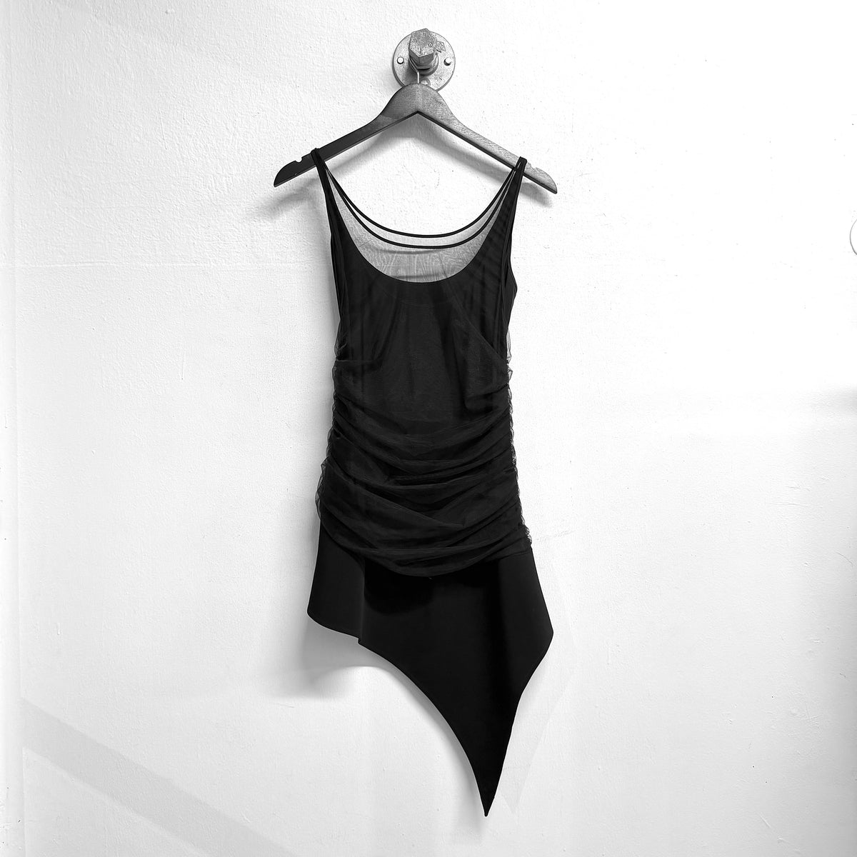 MUGLER Double Strap Mini Dress