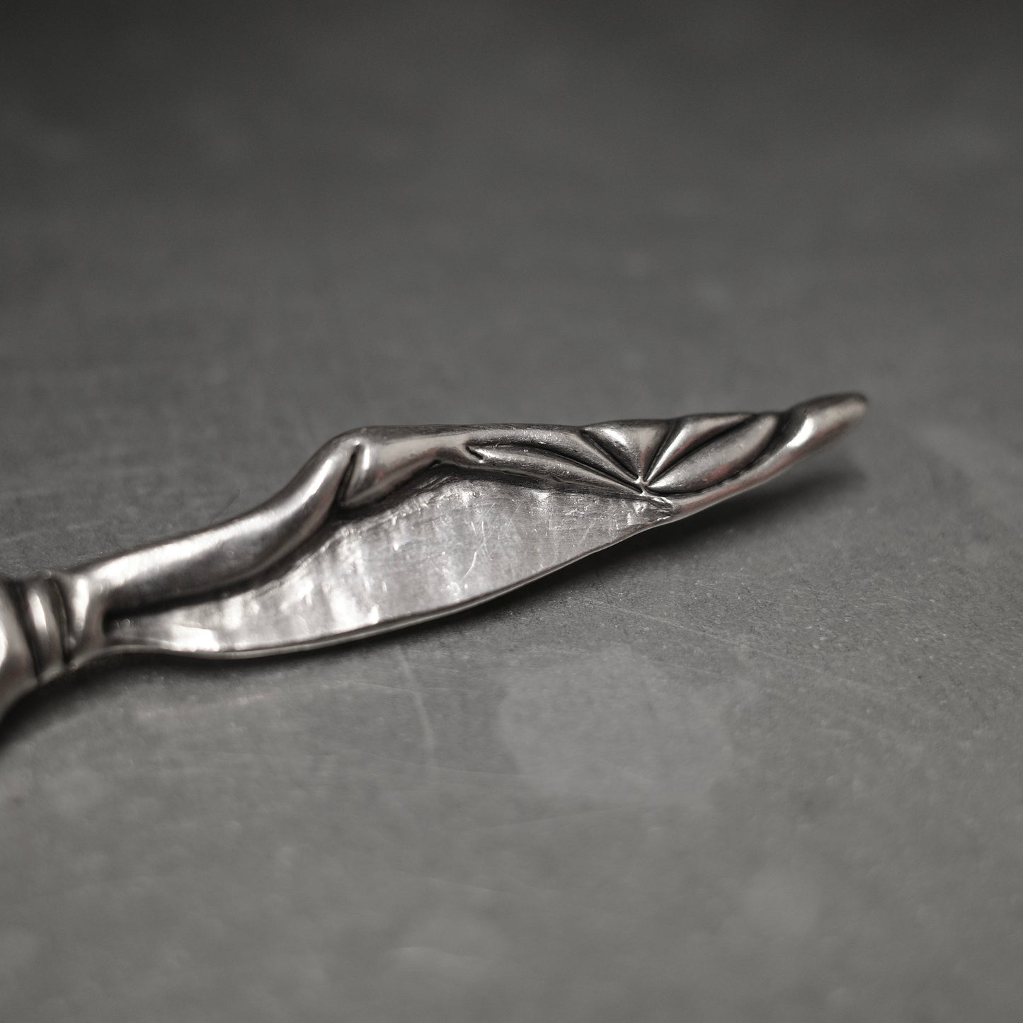 VINTAGE Navajo Orange Stone Pin 925 Sterling Silver