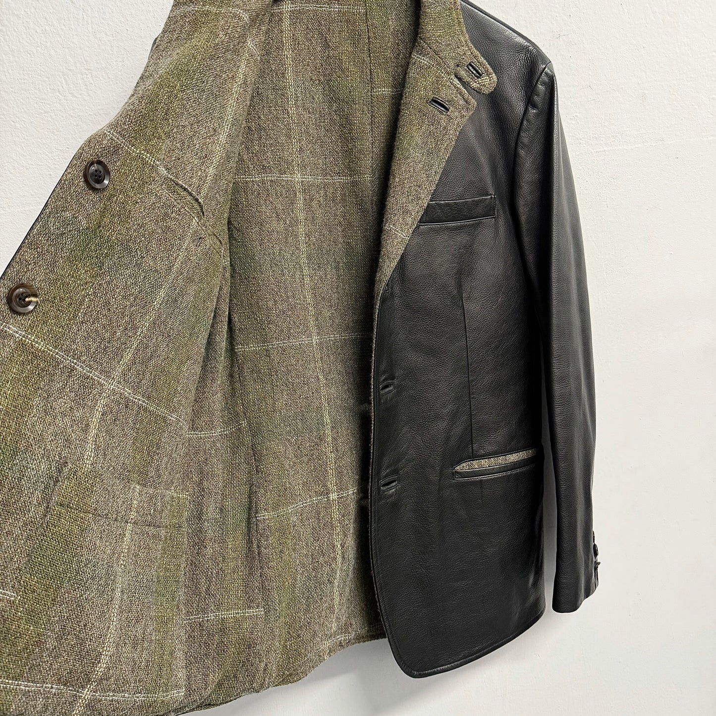 YOHJI YAMAMOTO POUR HOMME 2012 AW Leather Blazer Jacket