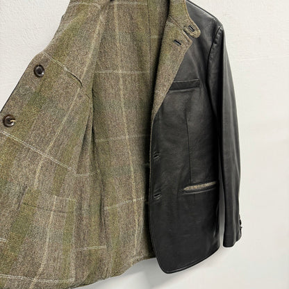 YOHJI YAMAMOTO POUR HOMME 2012 AW Leather Blazer Jacket