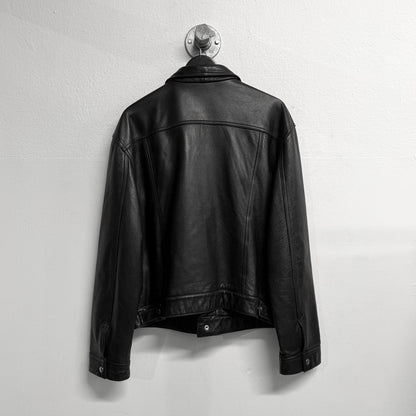 LEVIS 80s/90s Silvertab Vintage Trucker Leather Jacket