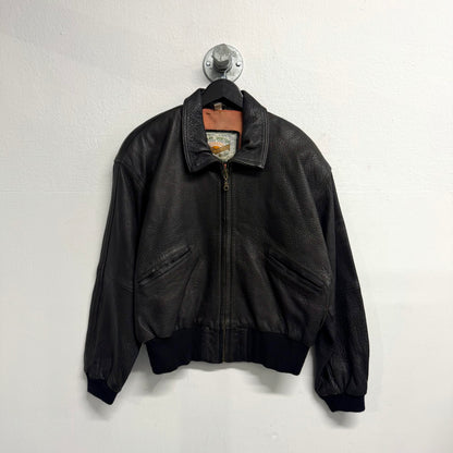 VINTAGE Bomber Leather Jacket